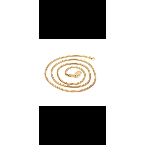 Pendant Chain 14K Gold Plated 22 Inch